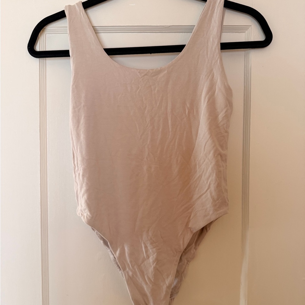 Women's Beige Shapewear Bodysuit